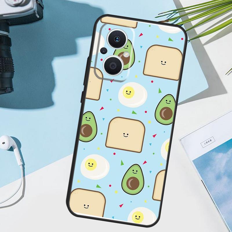 Lovely Avocado Cover For OPPO Reno 14 F 13F 12F 11F 10 11 12 13 Pro 7 8 Lite OPPO Find X9 X5 X6 X8 Pro Case