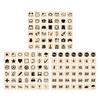 42 шт./набор Деревянные штампы Мини Алфавит Буквы Цифры Штампы для поделок Чернильный штамп для DIY Поделок Открытка Фотоальбом Скрапбукинг Конверт