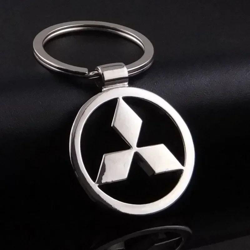 zjdf10 Metal Car Key Chain Holder Keyring Pendant Gift for Mitsubishi ASX L200 EVO Lancer Montero Mirage Pajero Galant Xpander Eclipse