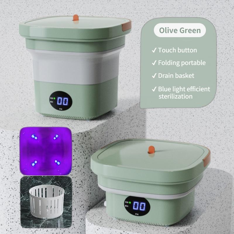 Folding Washing Machine Mini Portable Cleaning Wachine For Wash Underwear, Underpants, Socks, Baby Small Clothes