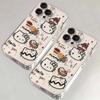 Сладкий пончик Kiki Cat Чехол для iPhone 15/14 Pro Max Мультяшный Прозрачный Чехол для Телефона