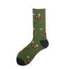 Animal Funny Socks Men Divertidos Happy Aliens Dinosaur Pug Panda Flamingo Cactus Sokken Unisex Novelty Skateboard Crazy Meias 