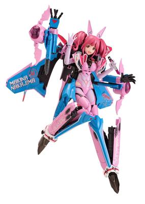 Aoshima Bunka Kyozai VFG Macross Delta Kairos Machina Nakajima Высота 157 мм пластиковая модель VF-31A приблизительно. Цветовая кодировка MC-13