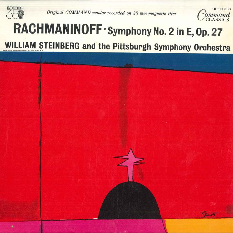 LP Record RACHMANINOFF WILLIAM STEINBERG PI Symphony No. 2 In E Minor Op. 27 CC11006SD COMMAND 1963 US Classical Used