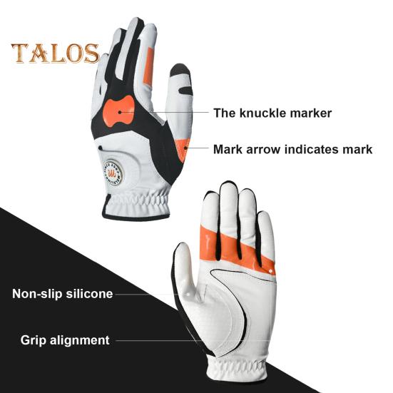 Перчатки для гольфа женские мужские левые перчатки для гольфа с нескользящей рукояткой дышащие перчатки для гольфистов улучшающие точность контроля