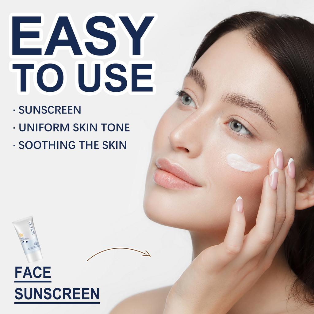 Ouhoe Lightweight Face Protection Cream Moisturizing Hydrating Non-greasy Formula For Skin Care