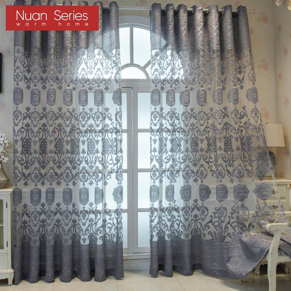 1 шт. серия Nuan, модные и элегантные полузатемняющие шторы в европейском стиле для гостиной, спальни, домашний декор