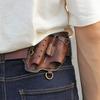TOURBON Leather Multi-Tool Holder Belt Case for Flashlight, Pliers, and Tactical Pen