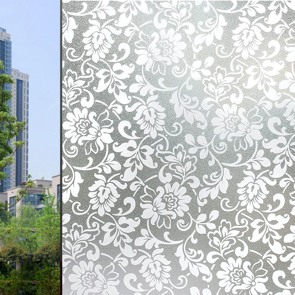 Новый стиль, оконная пленка для конфиденциальности, витражная статическая клейкая стеклянная дверная клейкая пленка, анти-УФ-наклейка на окно с контролем тепла для дома