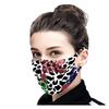 1PC Adult Printed Ice Silk Mask To  Against Dusts And Haze Mask