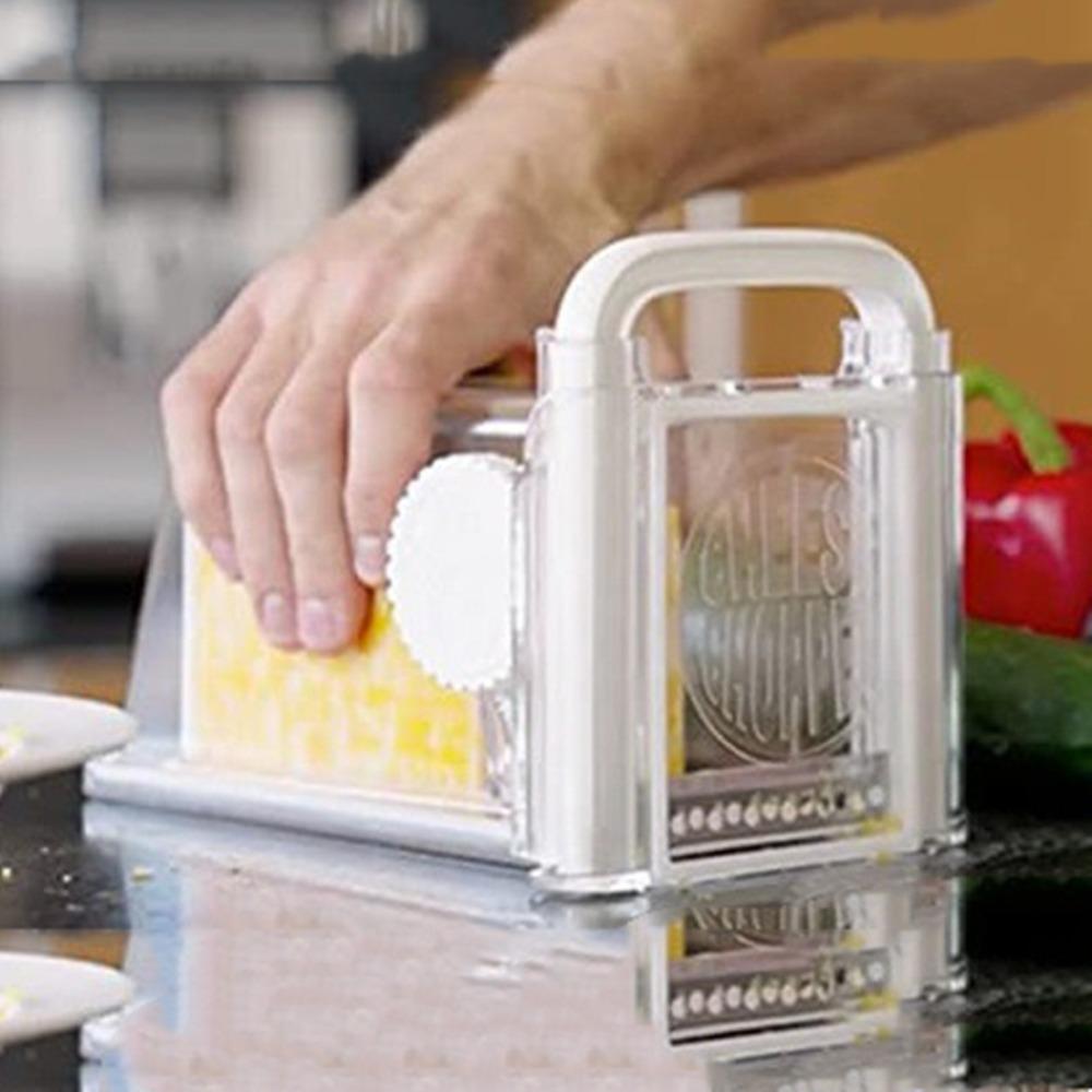 Plastic Cheese  Slicer with 3 Metal Blade Cheese Grater Butter Box Cheese Chopper  Bread
