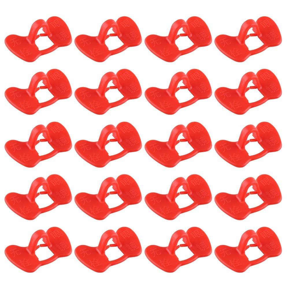 20pcs No Pin Bolt Anti-Pecking Goggles Non-Tethered Style Poultry Spectacles Poultry Use
