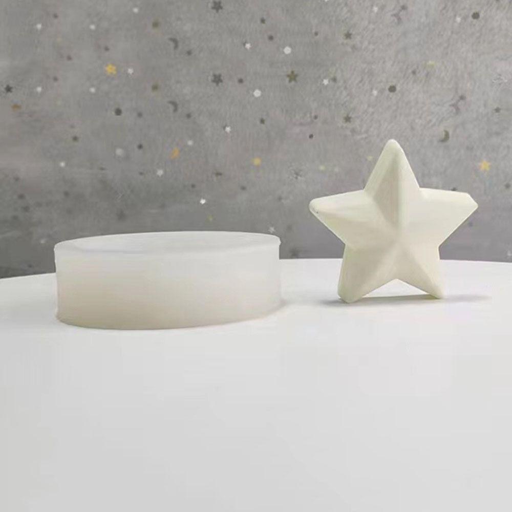 Church Party Clay Tools Handmade 3D Art Wax Mold Soap Making Silicone Mould Star Candle Molds