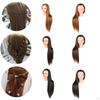 Hair Training Head Manikin Doll Mannequin Long for DIY Cutting