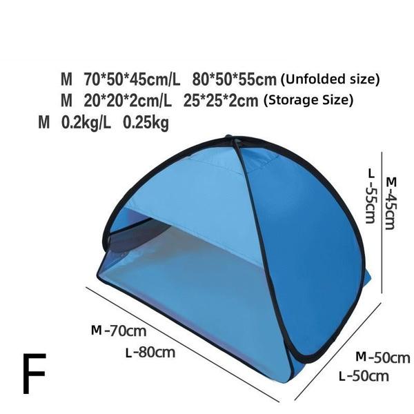 Large Portable Sun Shelter Outdoor Beach Headrest Tent Mini Sunbathing Head Tent Picnic Instant PopUp Canopy Windproof Sun Shade Tents