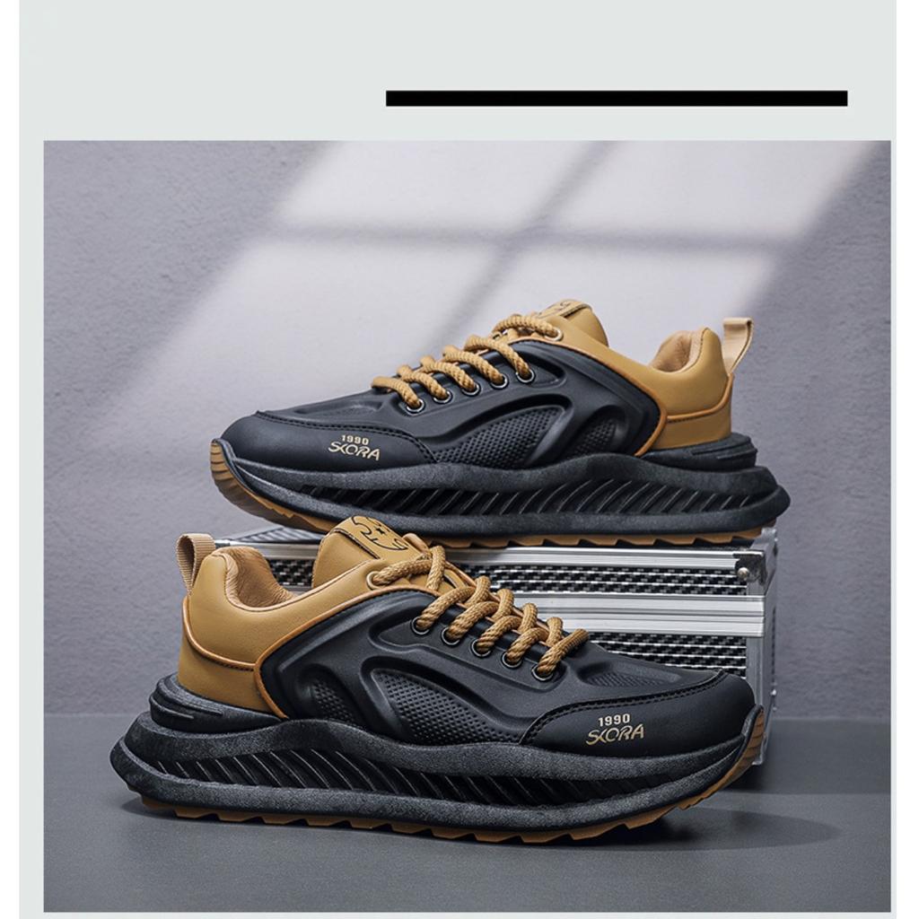 Повседневная обувь Мужская обувь Корейская модная обувь Pops Мужская обувь Tide Толстая подошва Спортивная обувь для бега