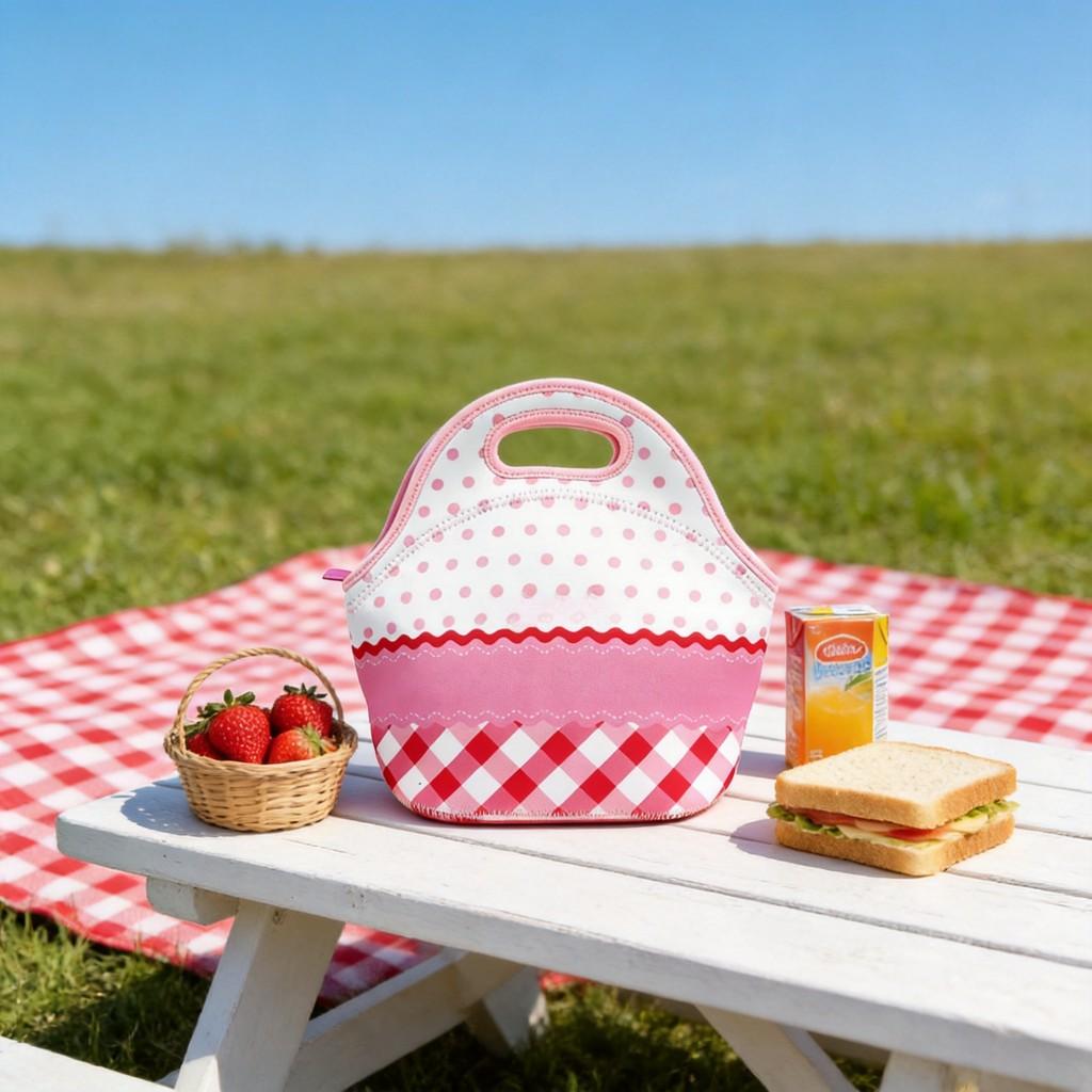 Childrens Insulated Lunch Bag With Waterproof Material For Outdoor Picnics And School Use