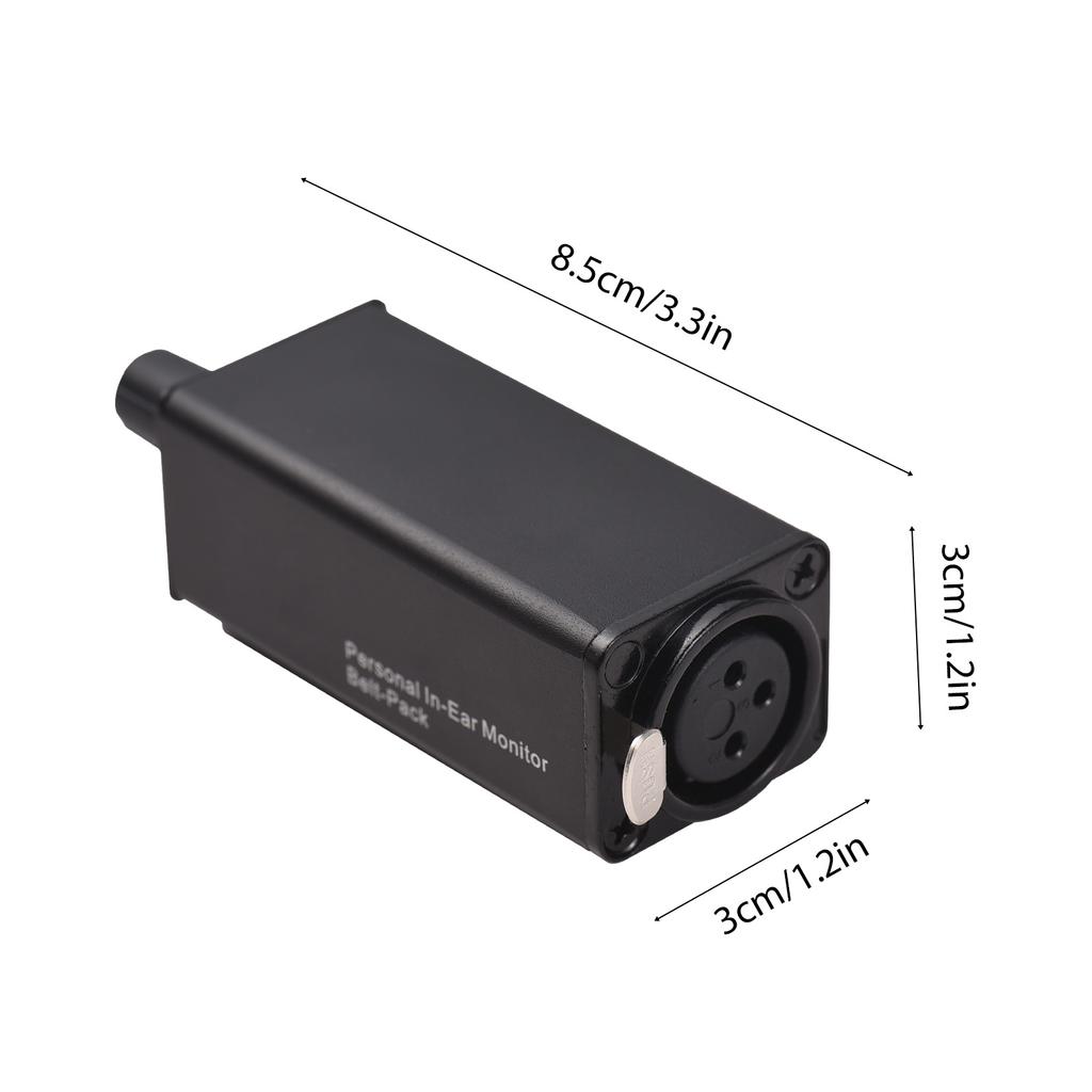 Усилитель для внутриушного монитора Портативный стереоусилитель для наушников с входом XLR Выходной разъем 3,5 мм Громкость