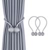 Magnetic Pearl Ball Curtain Tiebacks Curtain Buckles Backs Holdbacks Buckle Clips Curtain Rods Home Decorative Accessories