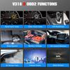 V318 OBD Code Reader Автоматический сканер с цветным экраном, 10 языками и 9 протоколами для обнаружения неисправностей