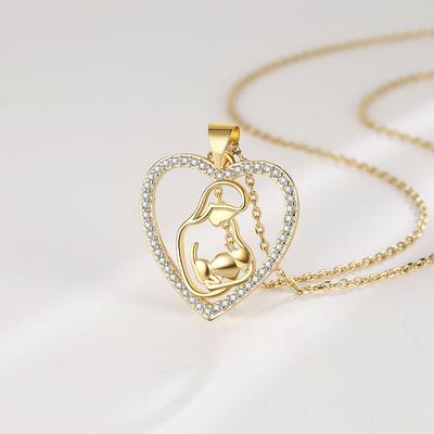 Модное ожерелье в форме сердца, разработанное Female Niche, кулон Love, подарок на День матери