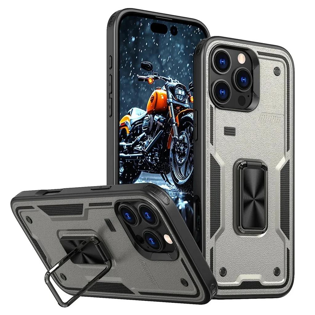 Magnetic Holder Stand Cover For Redmi Note 14 13 12 14C 13C 12C 13R Xiaomi 14T POCO M6 X6 Pro 4G 5G Shockproof Armor Phone Case
