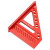 Drawing Line Ruler Aluminum Alloy 0 To 90 Degree Woodworking Square for Engineering Construction