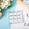 9 Grids Empty Eyeshadow Palette Eye Makeup Storage Dish Diy Eye Shadow Tool