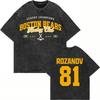 Винтажная стираная с подогревом Футболка Rivalry Илья Розанов 81 Boston Raiders Мужская Шейн Холландер 24 Montreal Metros 100% Хлопок Футболки Топы