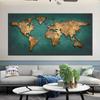 Modern Wall Decoration Art World Map Canvas Painting HD Print Posters and Prints Canvas Wall Art Pictures Living Room Home Decor