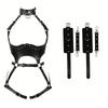 1 Pack SM Waist Garter Belt Punk-inspired Leather Harness For Women Erotic Harness Belt For Women's Lingerie Sexy Costume For Bondage Adult Supplies