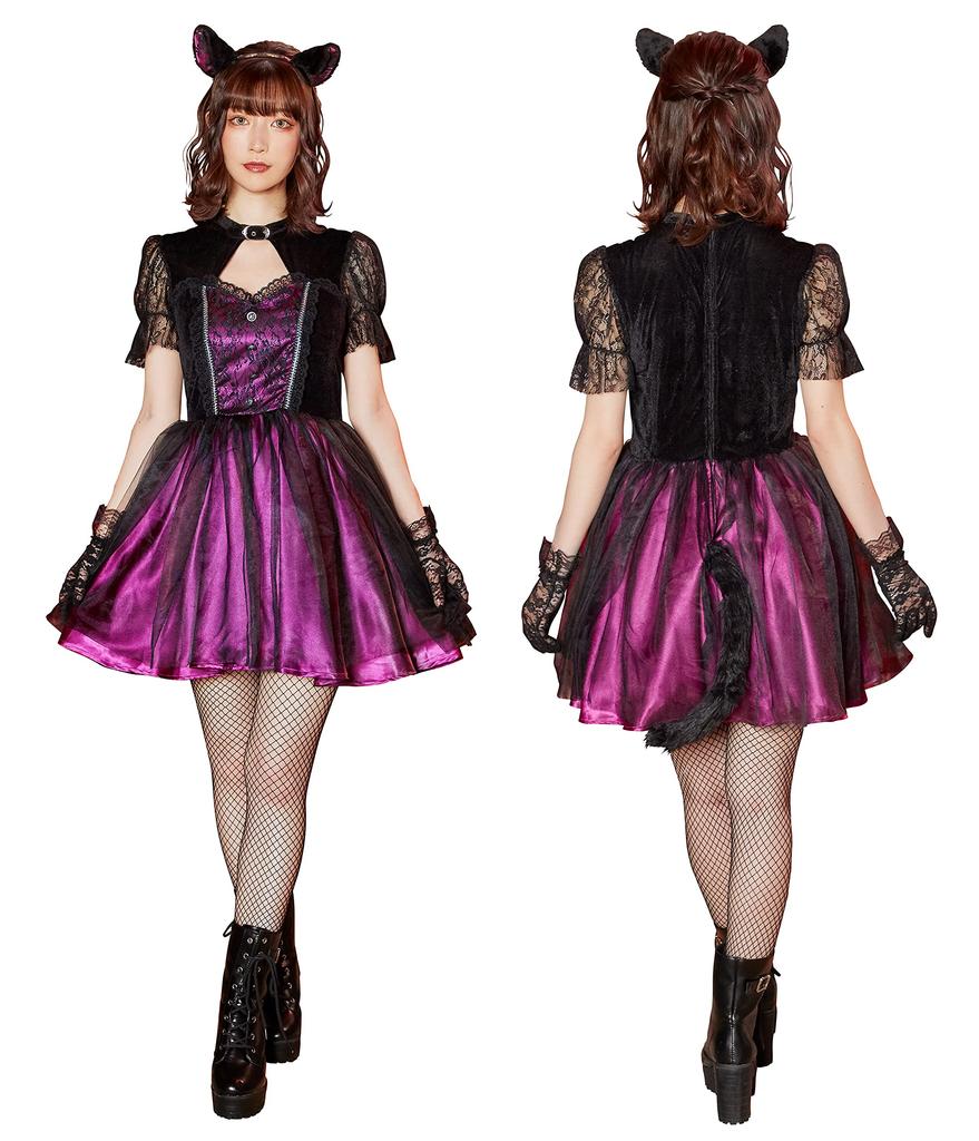 Clearstone Фантастический злодей Косплей Хэллоуин Мао Фиолетовый Женский