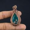Изумрудная подвеска, Подвеска из медной проволоки 999 пробы, Ювелирные изделия с драгоценными камнями, Подвеска ручной работы, Потрясающие украшения, Подарок для нее