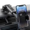 ML209 2 in 1 Car Phone Holder Mount Powerful Suction Phone Mount for Car Dashboard Windshield