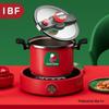 Многофункциональная чугунная кастрюля-тушилка IBF для всех типов плит