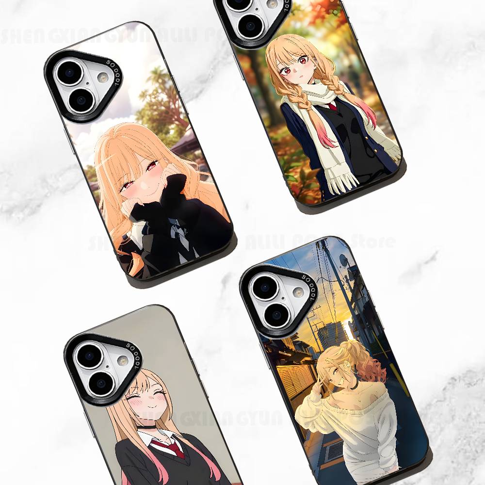 Comics M-Marin Case For IPhone 17 16e 16 15 14 13 12 11 Pro Max X XS Air Plus Back Cover