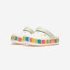 [Crocs] Chevron Band Clog Kids [CRS213839-WHITE/MULTI]
