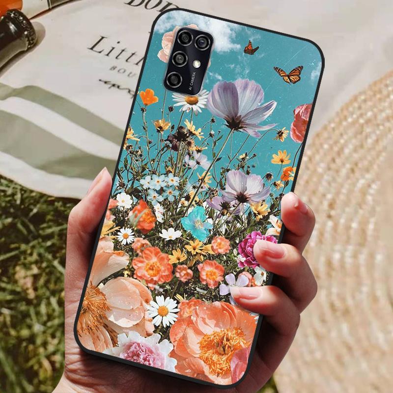 Для ZTE Blade V2020 Умный Чехол Черный Бампер Силиконовый ТПУ Мягкая Крышка Телефона Для ZTE Blade V2020 Smart 8010 Чехол Милый Мраморный Funda