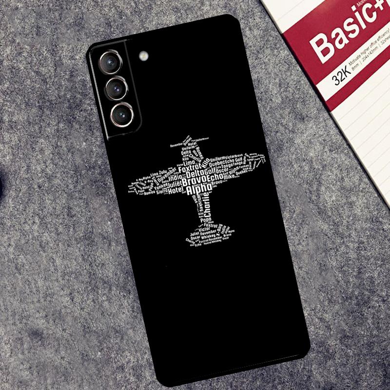 Кейс Пилот Самолета Для Samsung Galaxy S25 S26 Ultra S20 S22 S23 S24 Ultra S21 Plus S10 S25 FE Чехол Coque