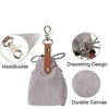 Portable Dog Treat Pouch with Drawstring - Waterproof Training Bag for Walking & Outdoor Activities - Convenient and Functional