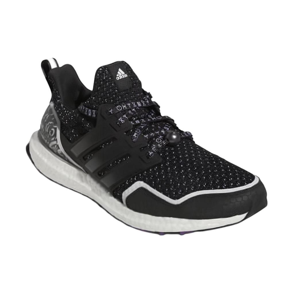 Marvel x adidas UltraBoost 5.0 Кроссовки Унисекс Черная Пантера Основной черный Облачно-белый Племенной фиолетовый HR0518