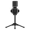 Streamplify MIC TRIPOD USB Condenser Microphone, Unidirectional Cardioid, 48kHz16bit, Quick Mute Button, Headphone Output, Pop Filter, Tripod Stand
