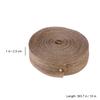 Natural Jute Burlap Ribbon Brown Hemp Webbing Twine for Decoration DIY Crafts Wedding Bags Flower Vase Gift Basket