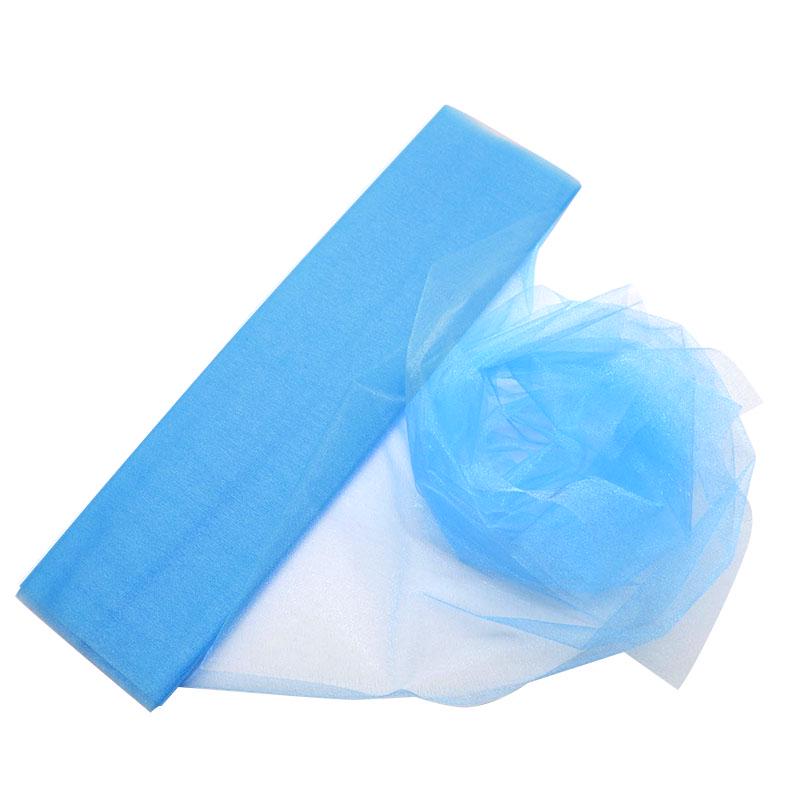 Отрезы разноцветной органзы для декора