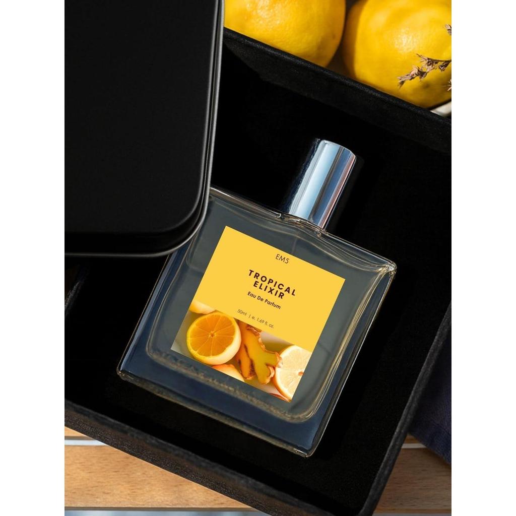 EM5 Тропический Эликсир Парфюм для Женщин | Тропический, Сладкий, Пряный Аромат | Стойкий Запах | Премиальный Подарок для Нее