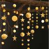 Star-Shaped Sequin Decorations for Weddings and Parties