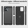MOFI JK TPU Series-1 For Motorola Moto G13 4G/G23 4G Carbon Fiber Phone Case Brushed TPU Anti-drop Phone Cover