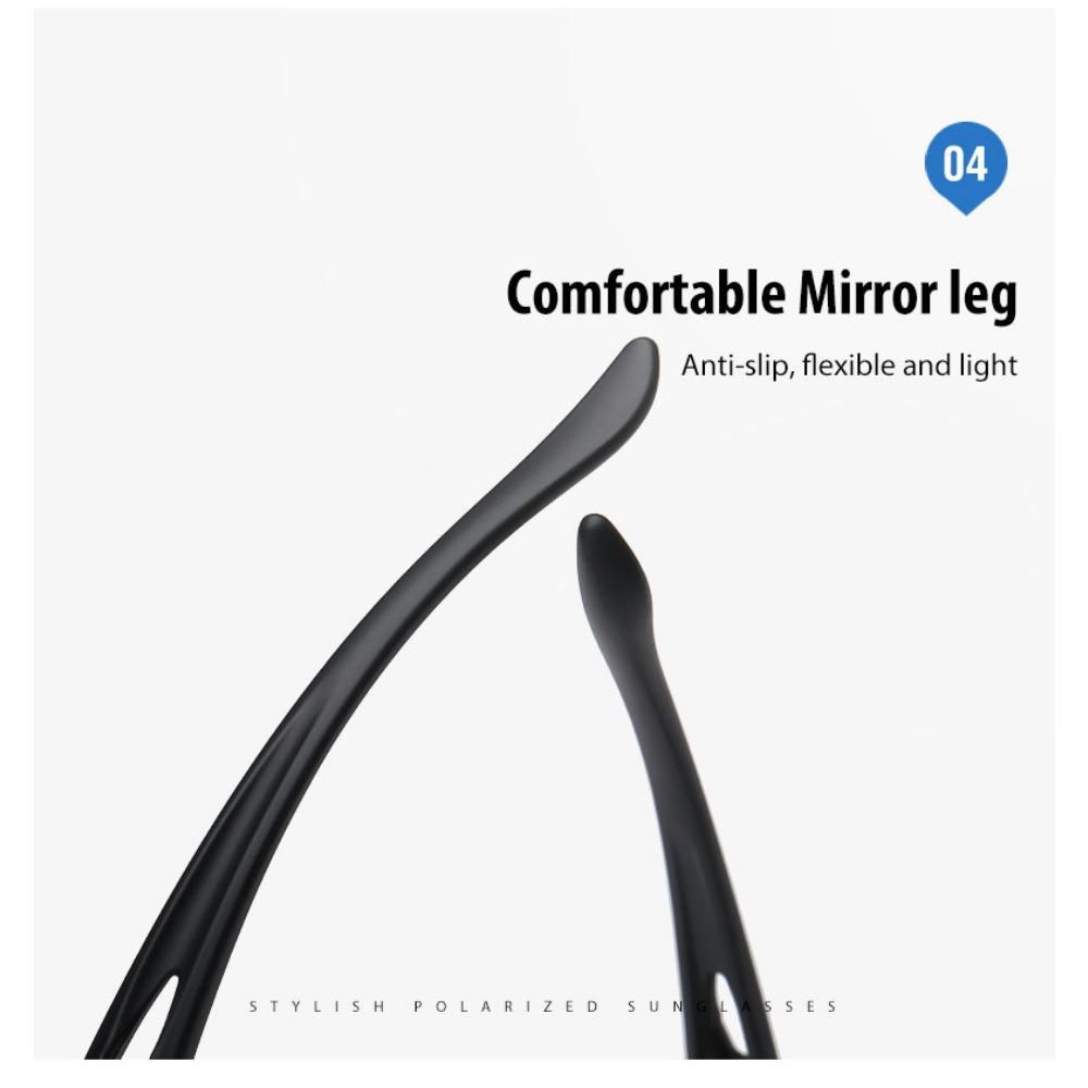 aoron Велосипедные спортивные солнцезащитные очки Поляризованные Легкие Разноцветные Фотохромные Мужские очки Очки для ночного видения