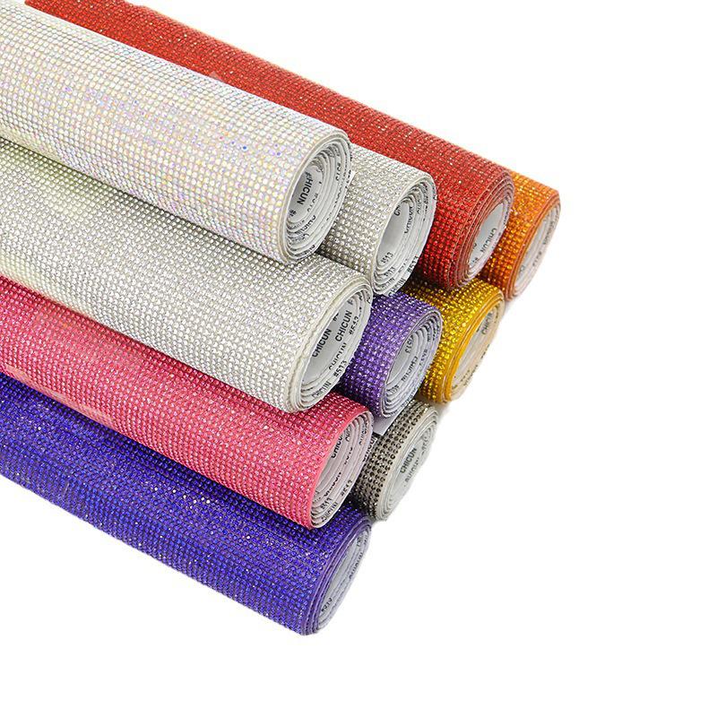 Разноцветные самоклеящиеся стразовые полоски для DIY украшений и ремесленных проектов