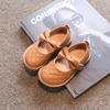 2024 Новые кожаные туфли для девочек в японском стиле, милые летние дышащие детские туфли принцессы с простым бантом, модные туфли Мэри Джейн